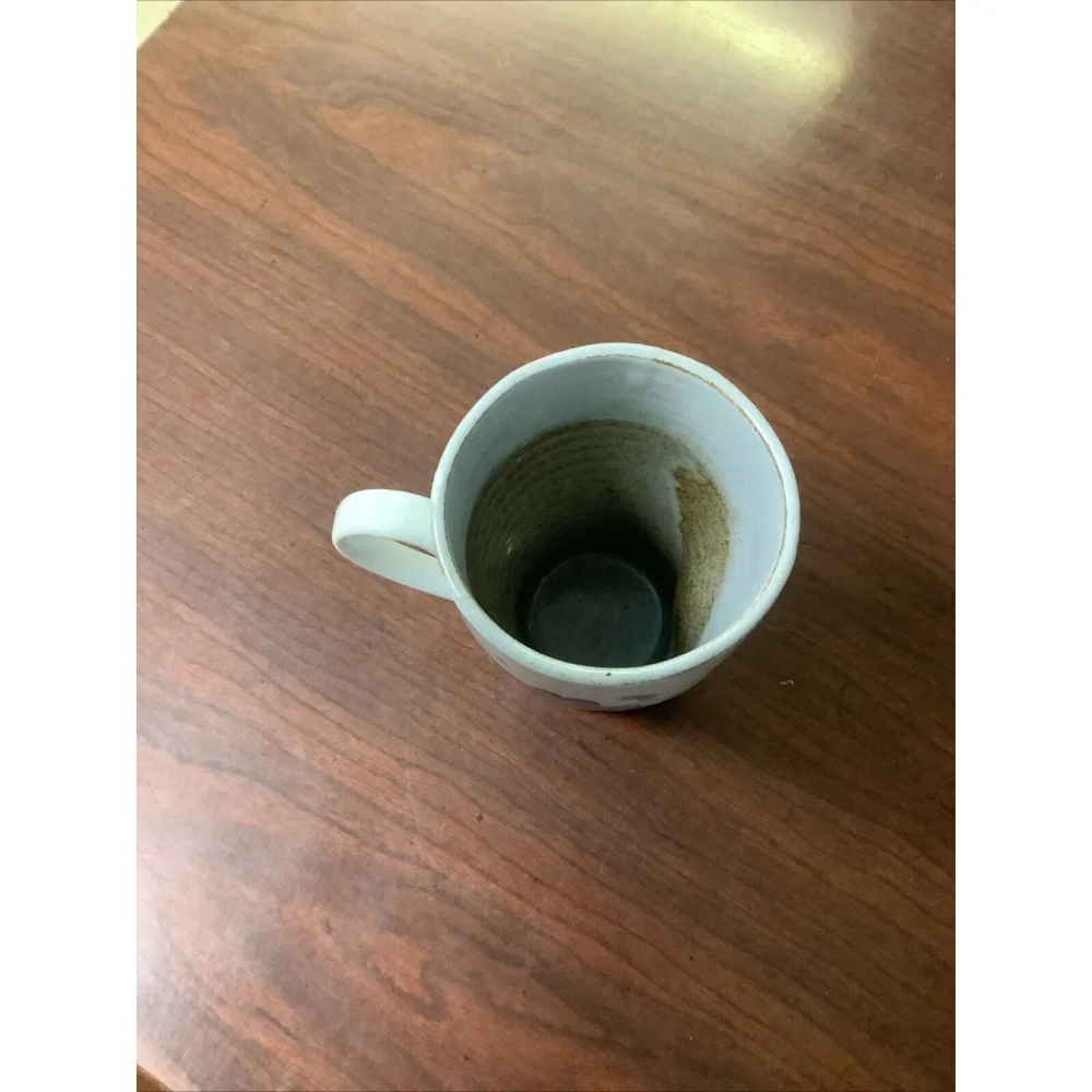 Mai Xiu Pottery Coffee‎ Tea Cup Mug Signed 4.25”